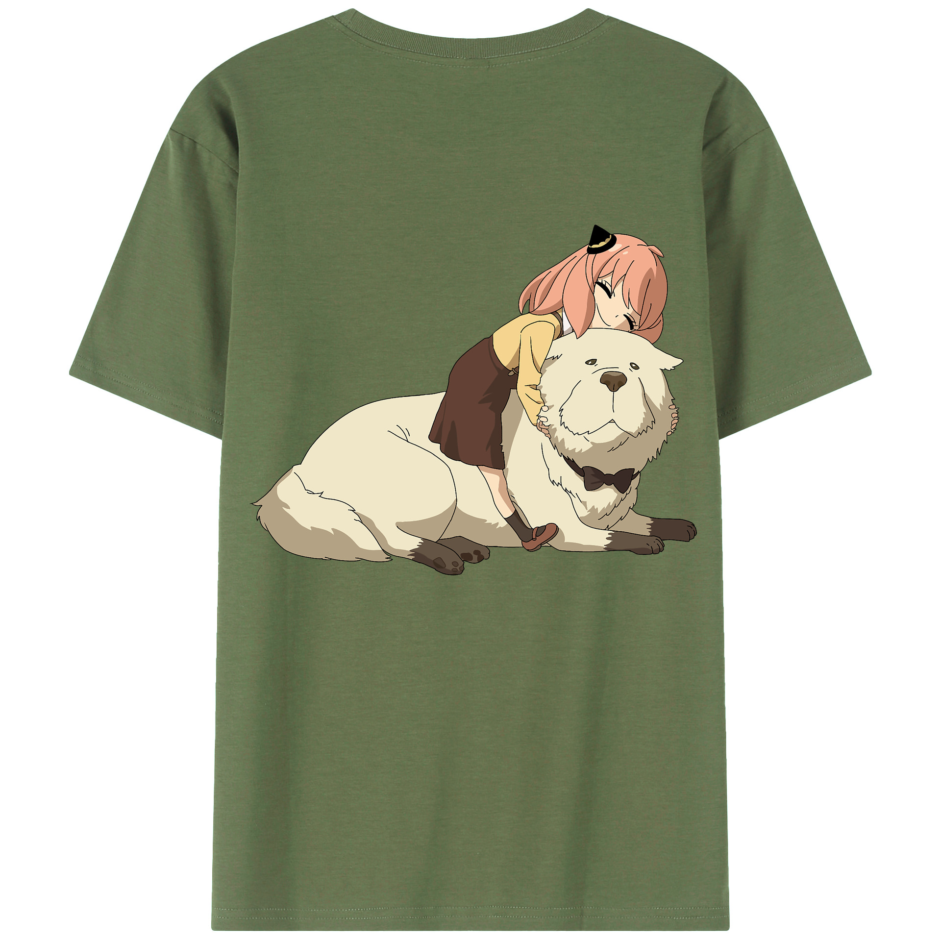 （画像用） SPY×FAMILY间谍家家酒 綿100％ メンズ半袖Tシャツ（バックプリント） 通気性